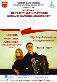 Kuplety warszawskie - koncert w Pruszkowie