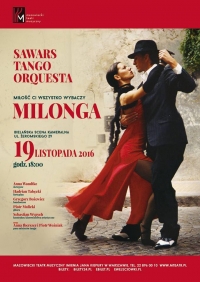 Sawars Tango Orquesta - koncert/milonga - Anna Wandtke, Hadrian Tabęcki, Grzegorz Bożewicz, Piotr Malicki, Sebastian Wypych