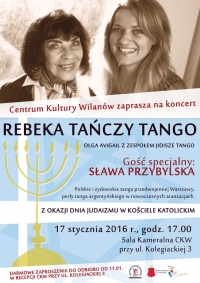Olga Avigail, Sława Przybylska i Tango Attack w Centrum Kultury Wilanów